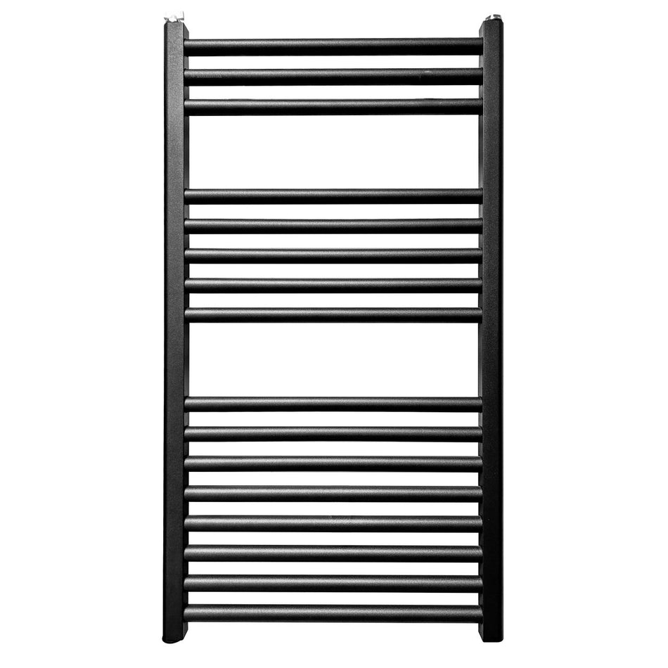 Calorifer (radiator) din otel, scarita Termax, 600/1500 mm, drept, Negru