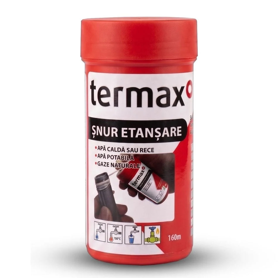 Snur etansare filete 160 m, pentru tevi si fitinguri din metal si plastic, TERMAX