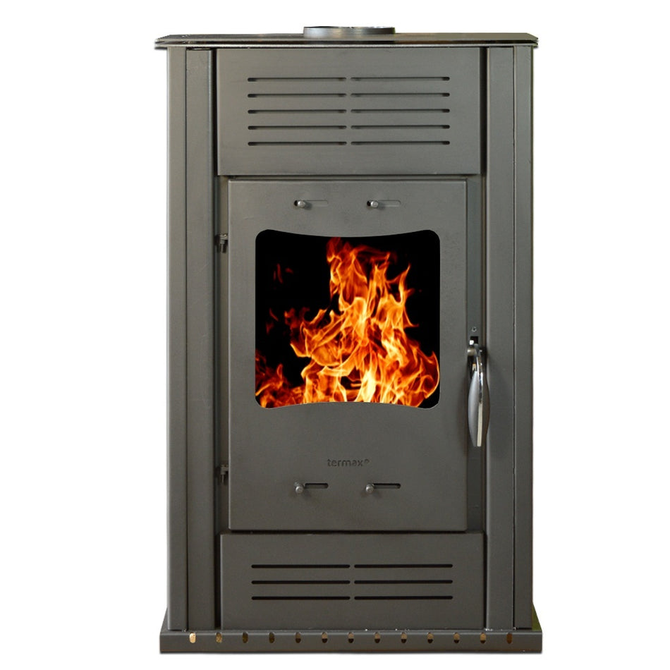 Soba pe lemn Termax Ambra, 9.47 kW, randament 84.32%, 60 m², Bej