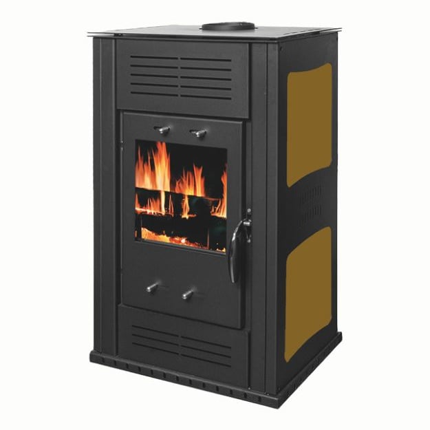 Soba pe lemn Termax Ambra, 9.47 kW, randament 84.32%, 60 m², Maro