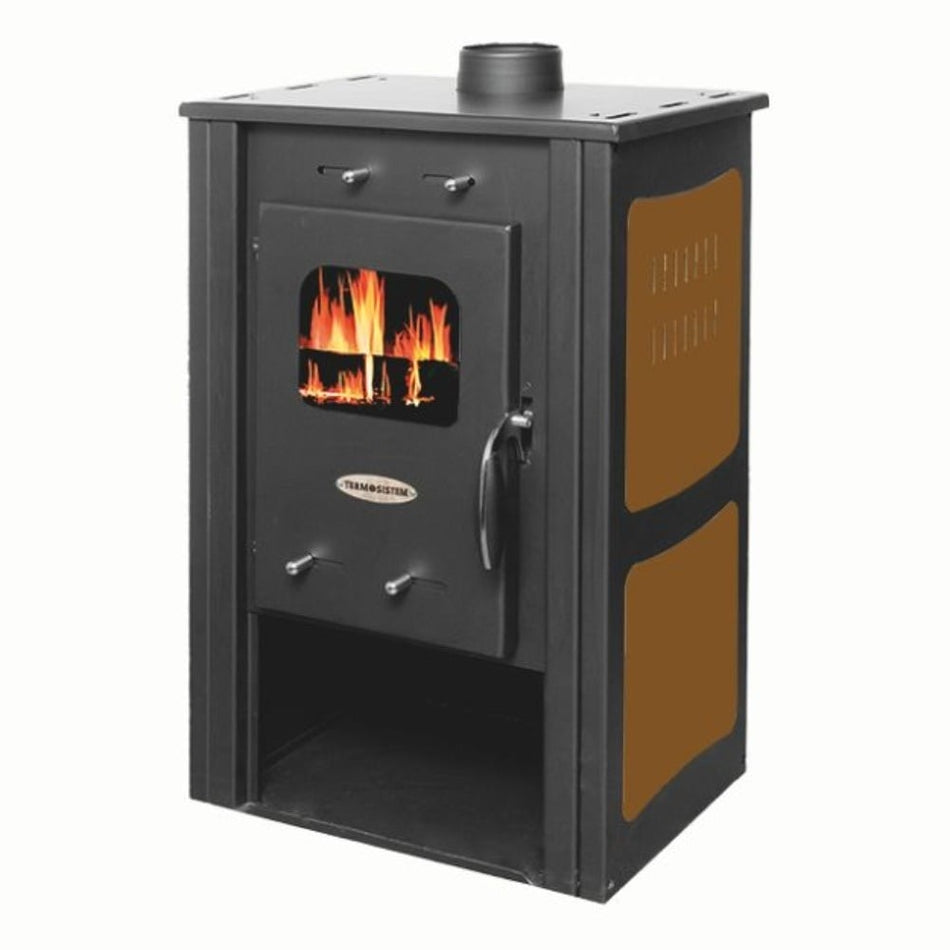 Soba pe lemn Termax Haiduc, 7.02 kW, randament 85.74%, 45 m², Maro