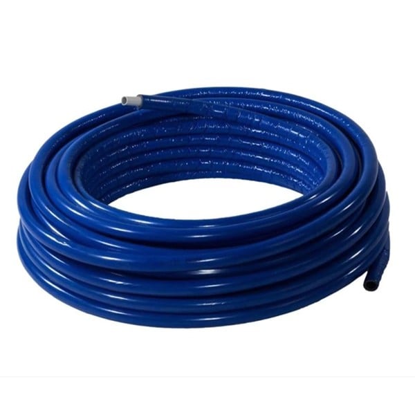 Teava multistrat izolata Termax 16 x 0.2, insertie de aluminiu, izolatie 6 mm, 10 bar, Albastru