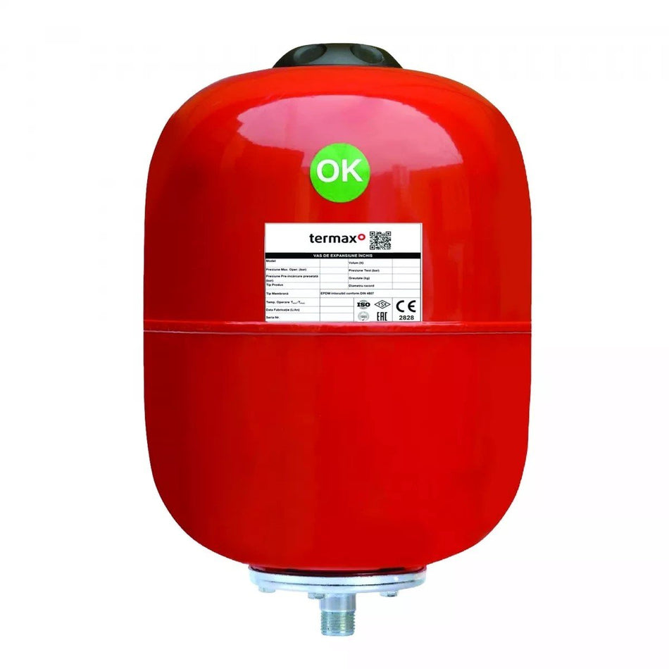 Vas expansiune 35 litri Termax fara manometru pentru instalatii de incalzire, Ø 350 mm, 1"