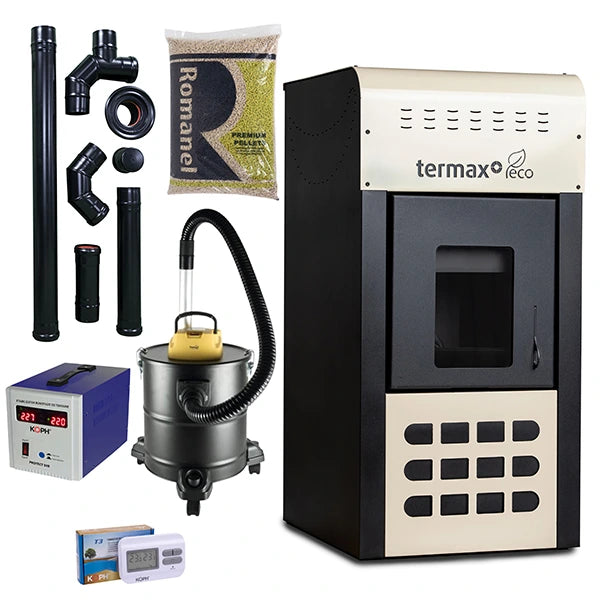Termosemineul cu peleti Termax Kamin Eco