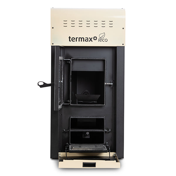 Termosemineu Cu Peleti, Termax Kamin, ECO, Crem, 25 kW